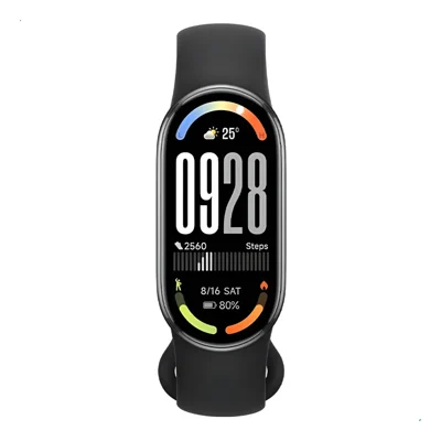 Xiaomi Smart Band 10 preta, foto do catálogo do Mercado Livre