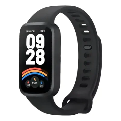 Xiaomi Smart Band 9 Active preta, foto do catálogo do Mercado Livre