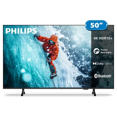 Smart TV Philips 50PUG7300 de 50 polegadas, de frente