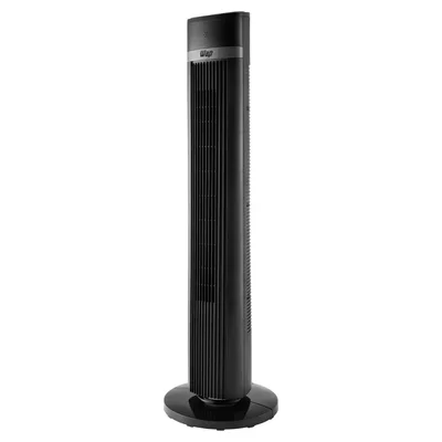 Ventilador de torre WAP Air Silence preto e estreito